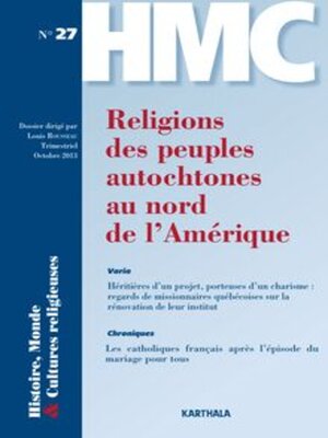 cover image of Religions des peuples autochtones au nord de l'Amérique